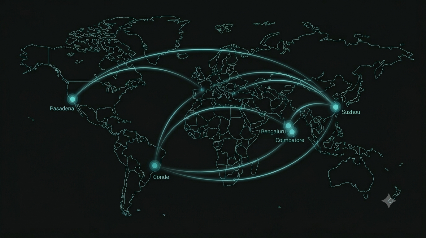 Around-the-clock global delivery network